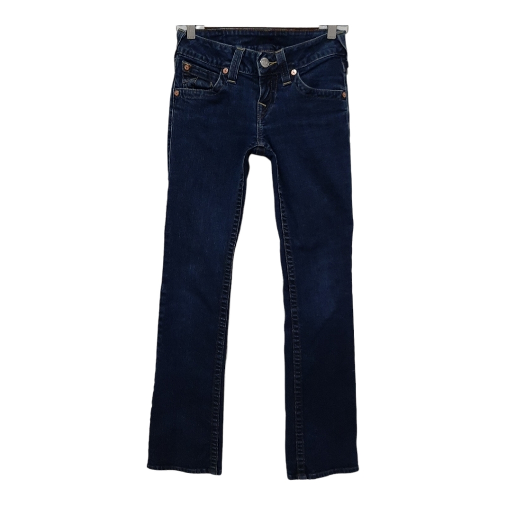True Religion Bootcut Zip Fly Blue Jeans Size 26